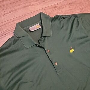 Augusta National Golf Shop Slazenger Masters Green S/S Polo Shirt Mens Sz‎ XL